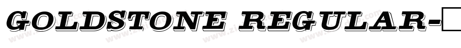 Goldstone Regular字体转换